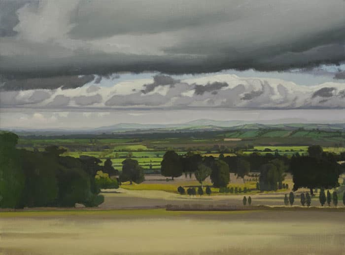 Yaz Krehbiel — Ballyfin #4 (Looking East to Wicklow Mts)