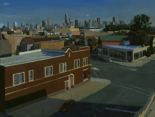 Yaz Krehbiel — City, Oil on Canvas